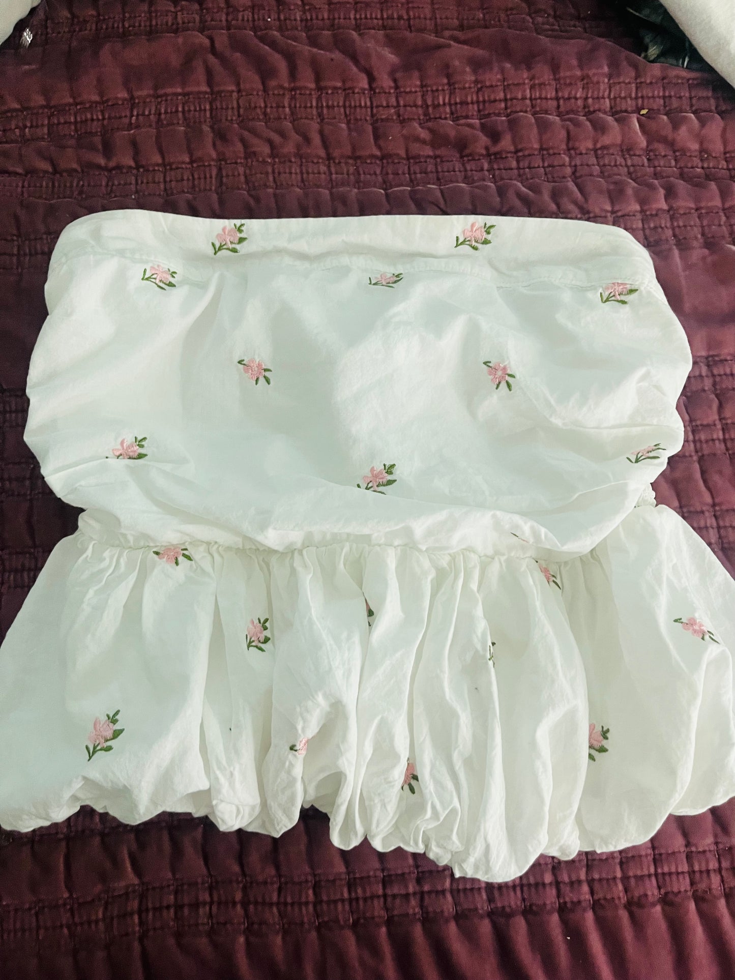 Bubble crop top