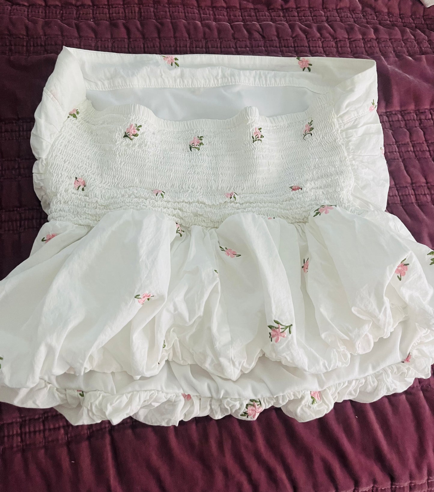 Bubble crop top