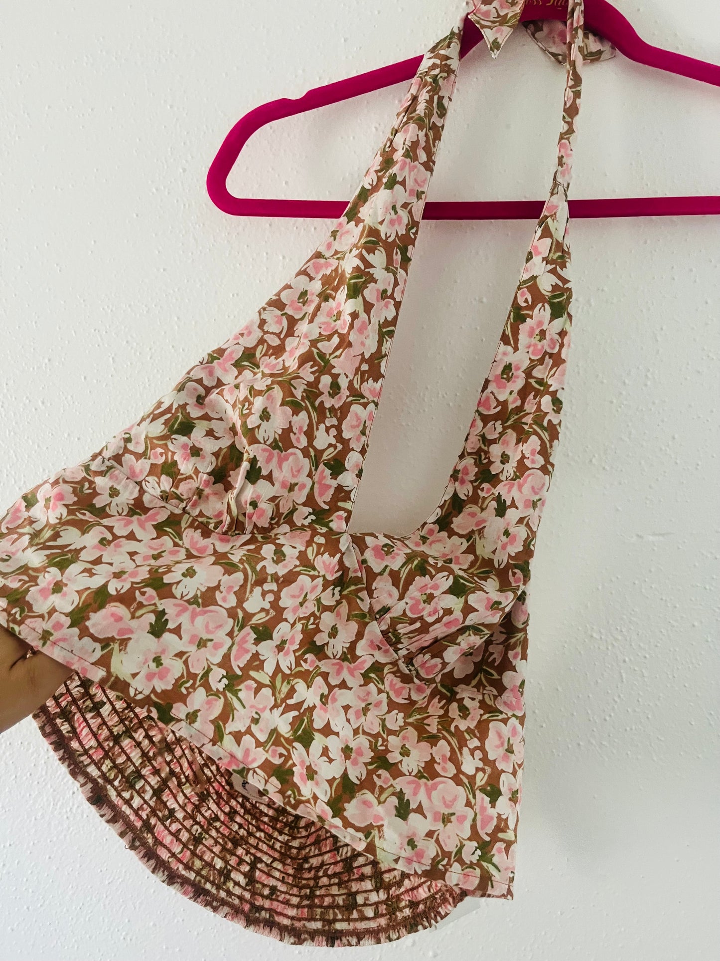 NWT Nordstrom rack floral halter top