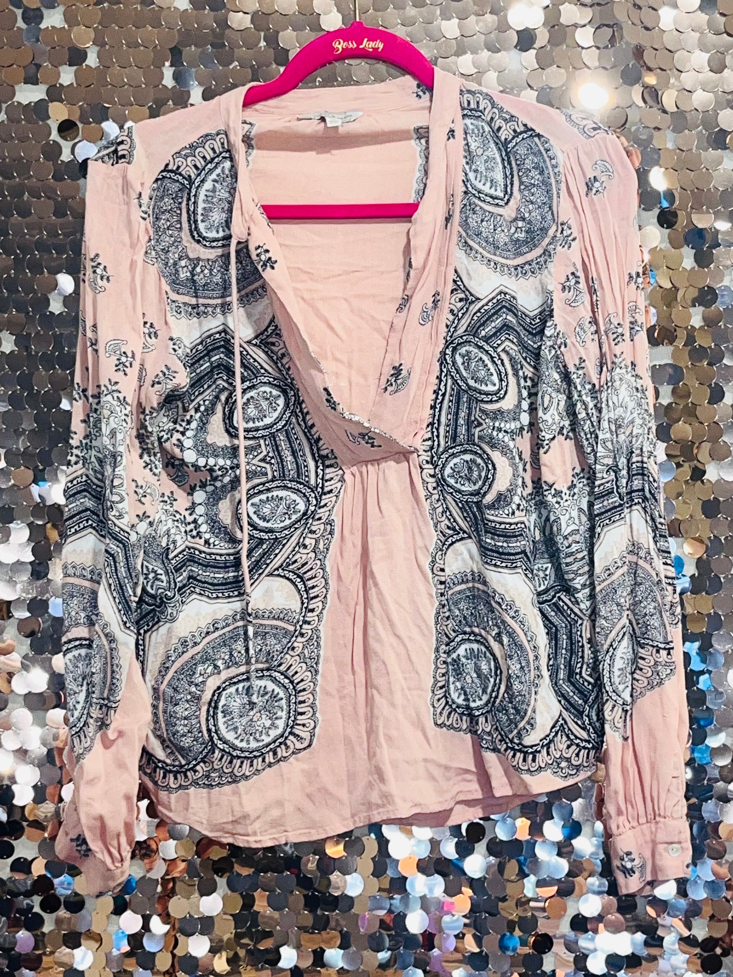 Lucky brand paisley top