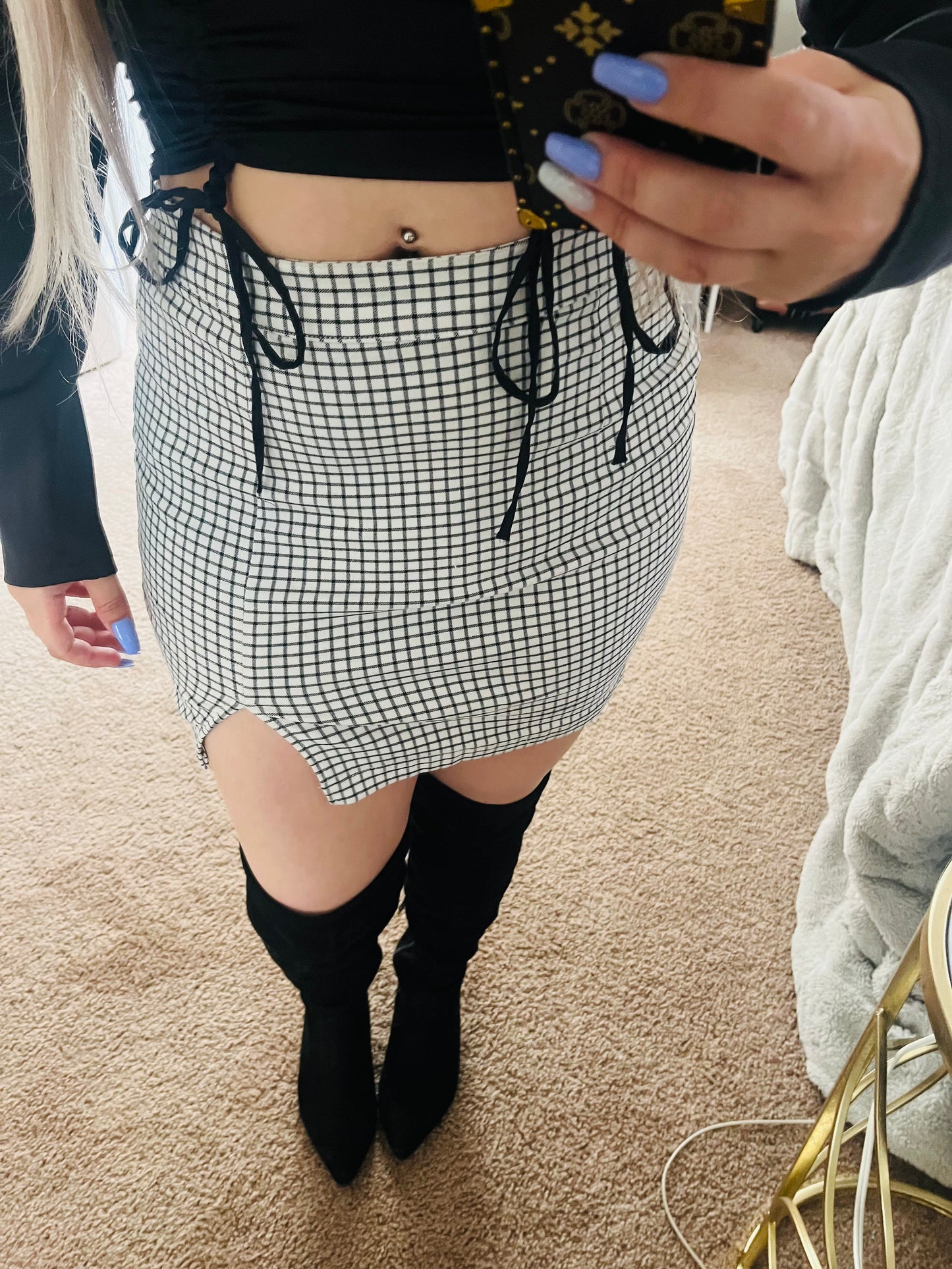 Plaid skirt