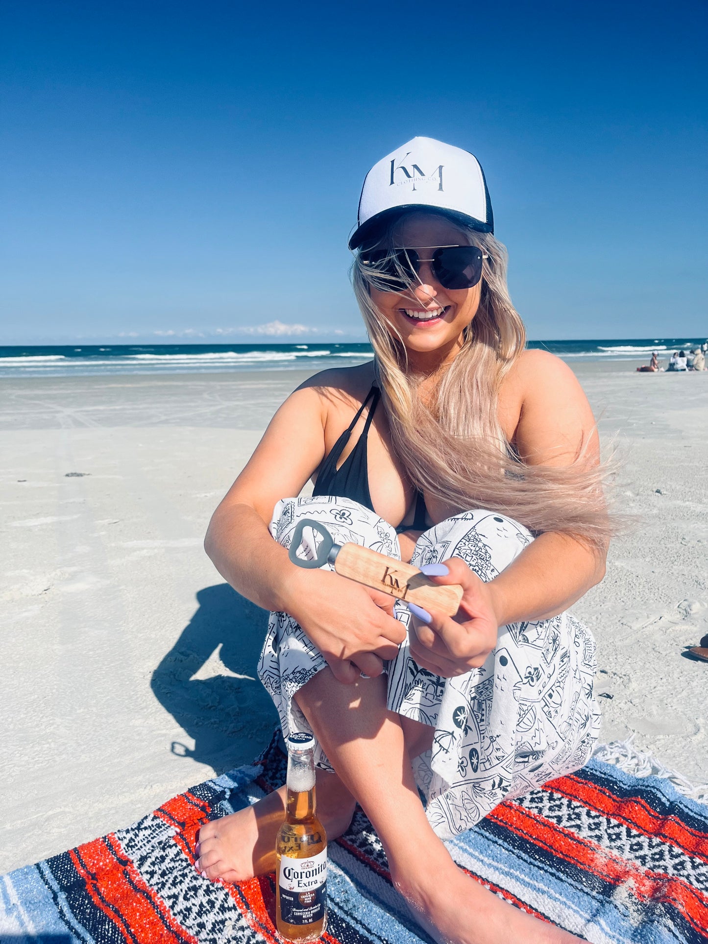 KM engraved Bottle Opener