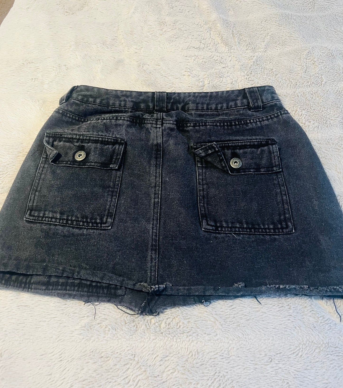 High way denim skirt