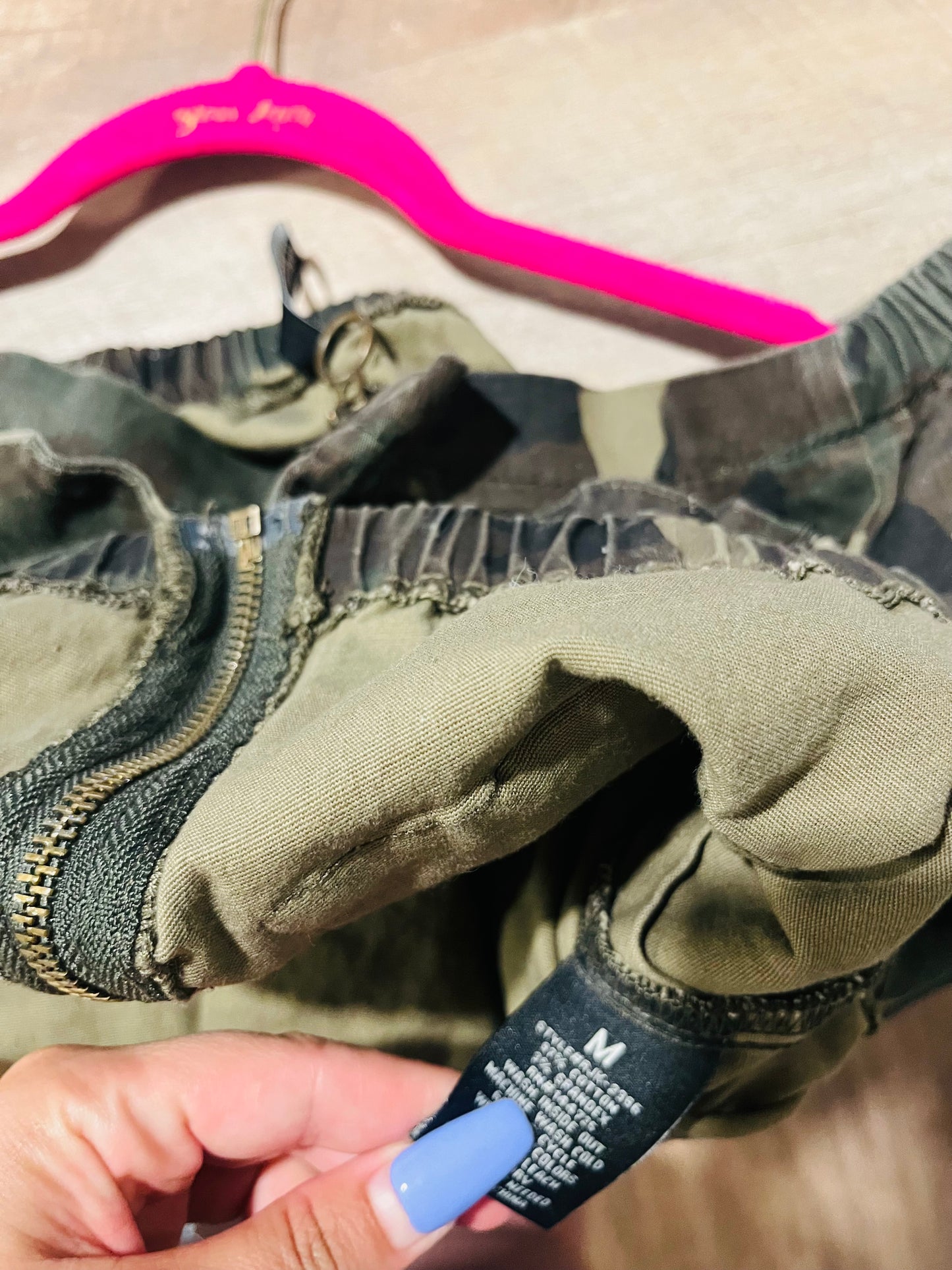 Army crop top