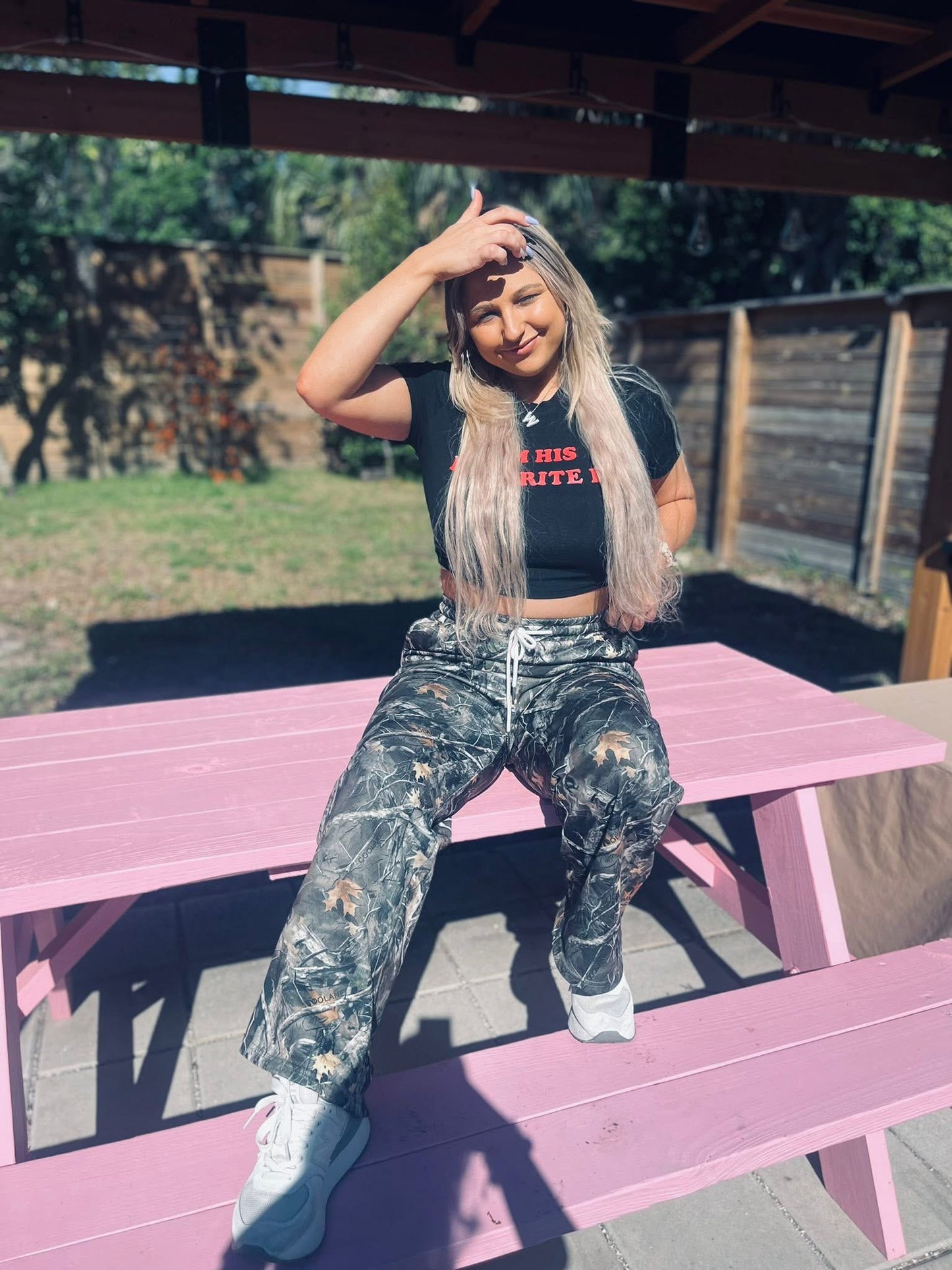 I’m his fav ex crop top