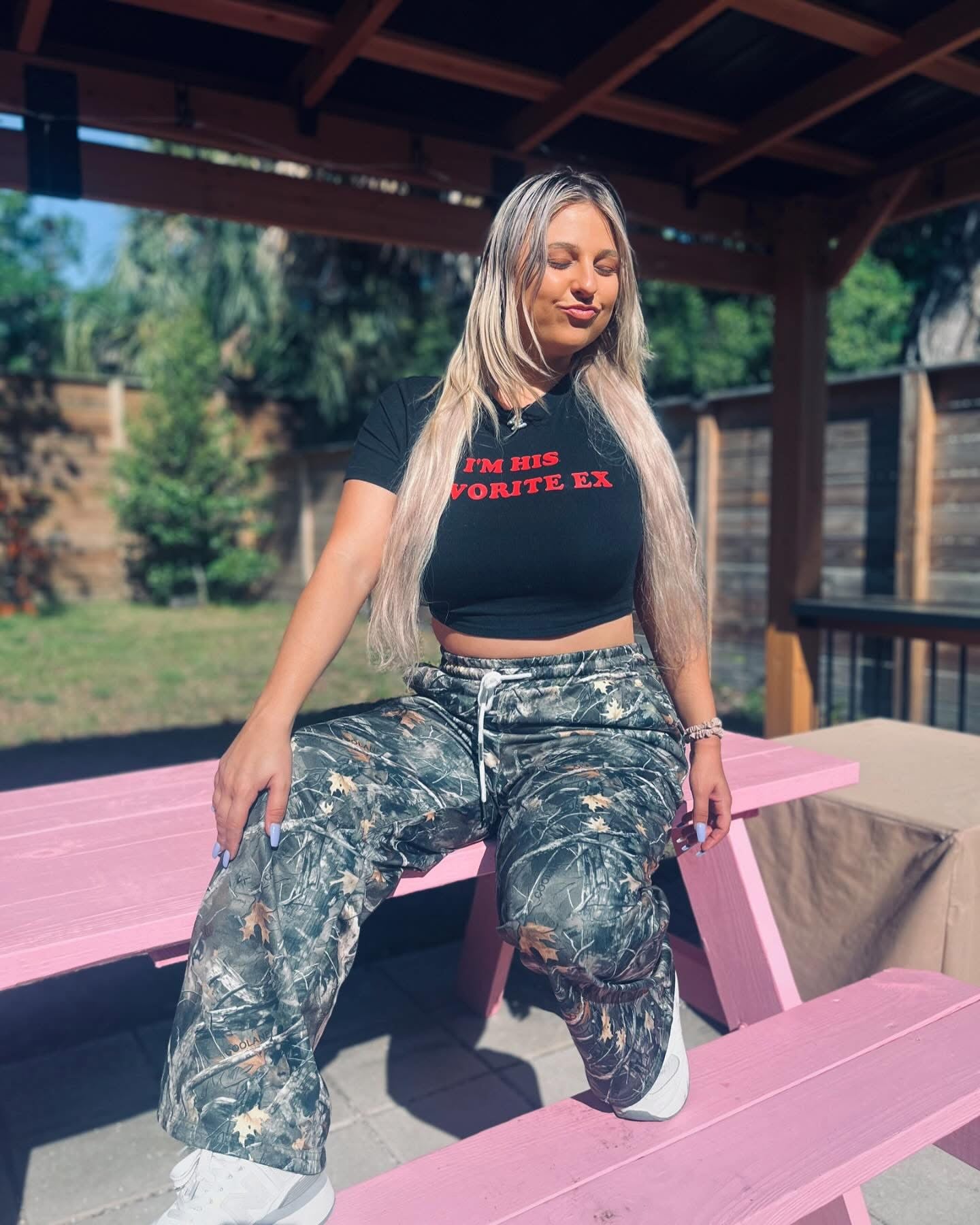 I’m his fav ex crop top
