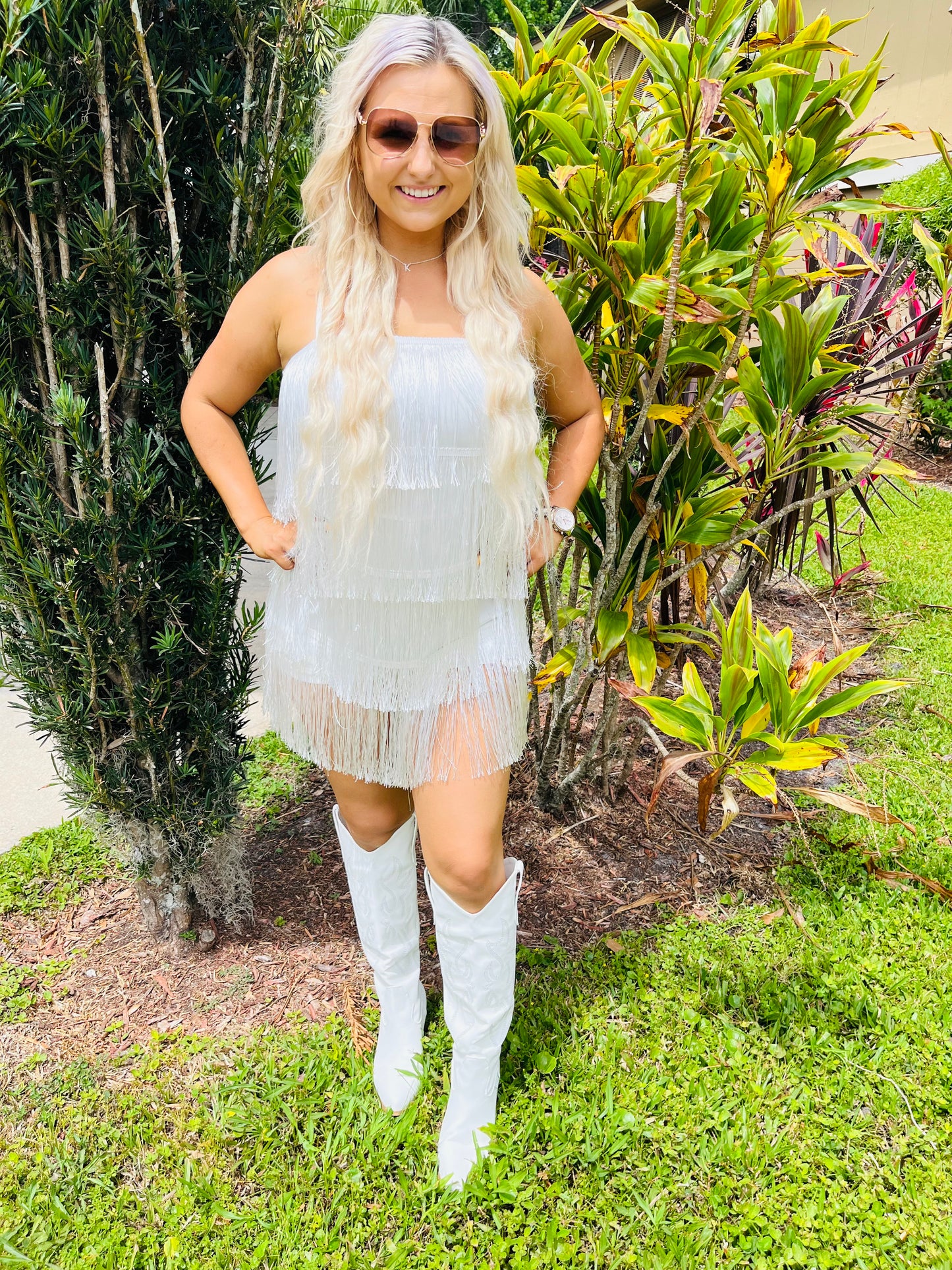 The Shirley Fringe Romper