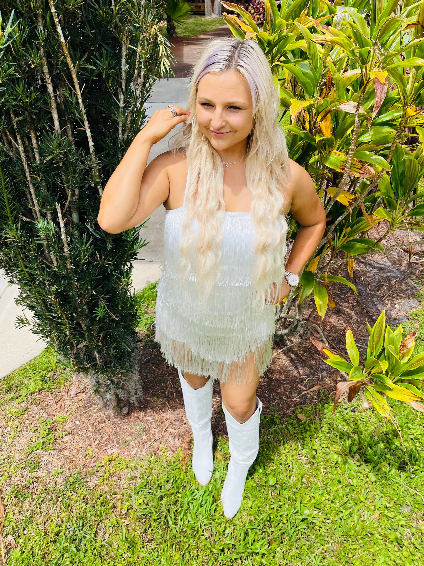 The Shirley Fringe Romper