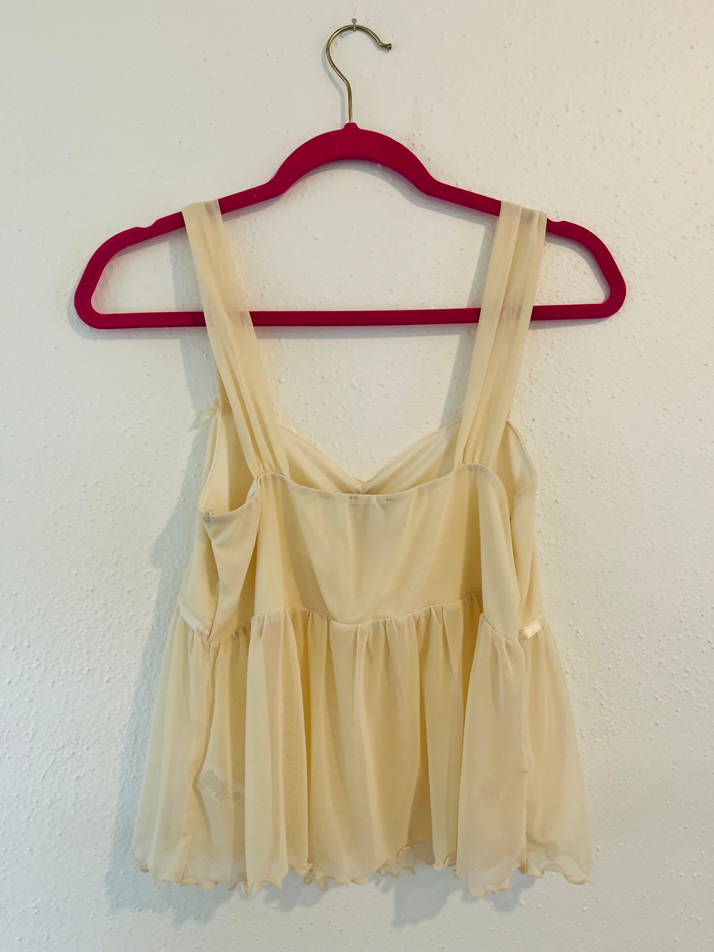 Derek heart sheer tank top