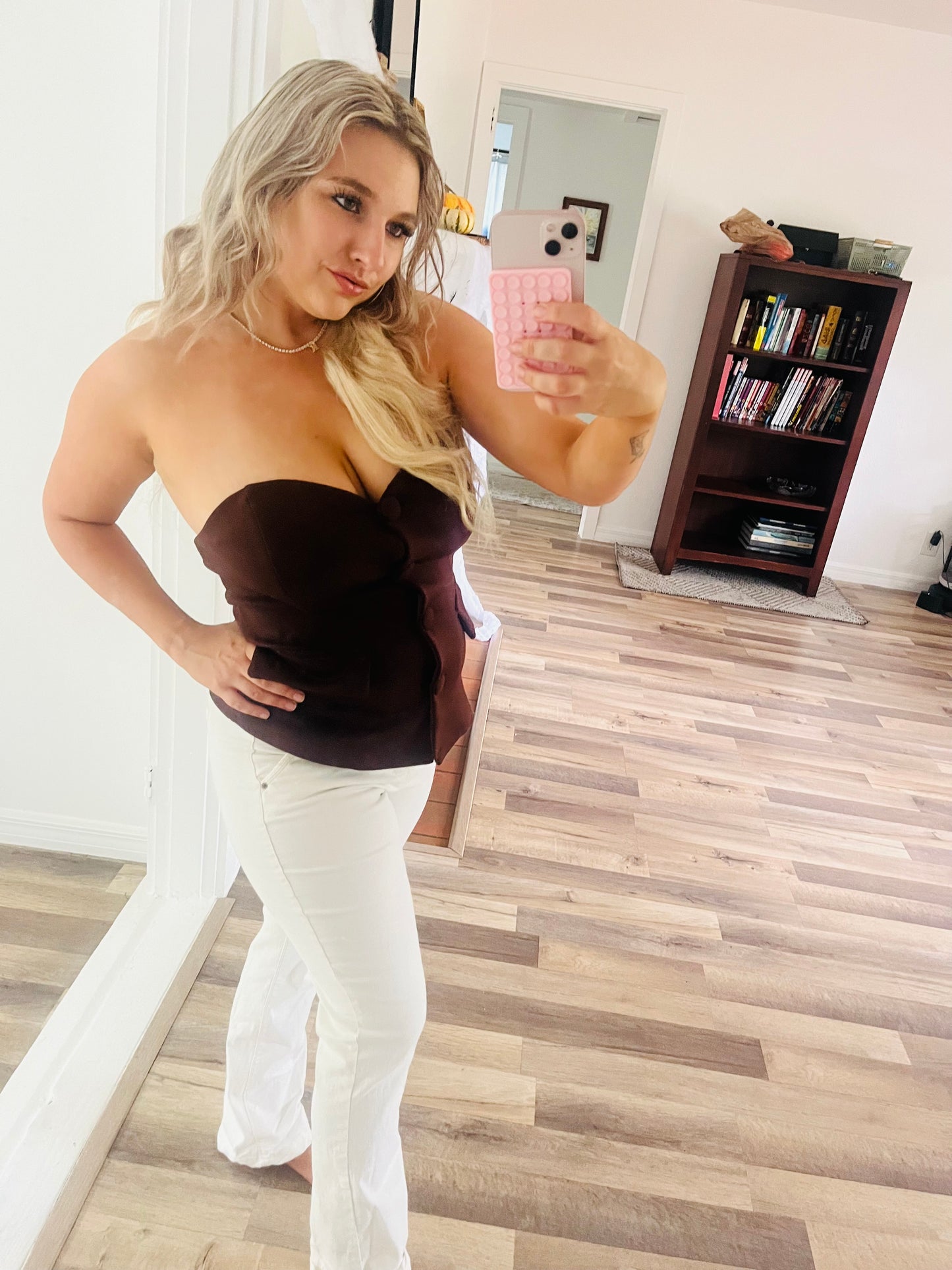 Biz casual tube top