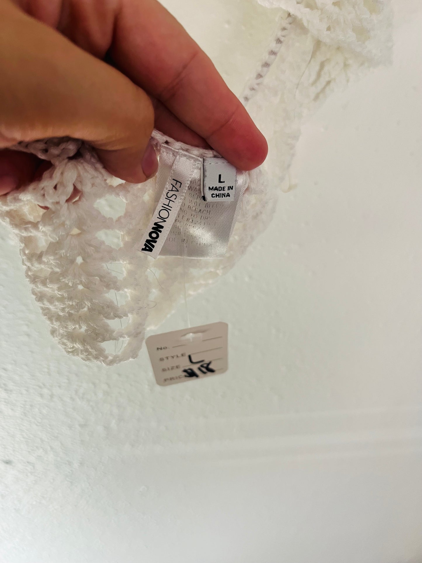 Fashion nova crochet top