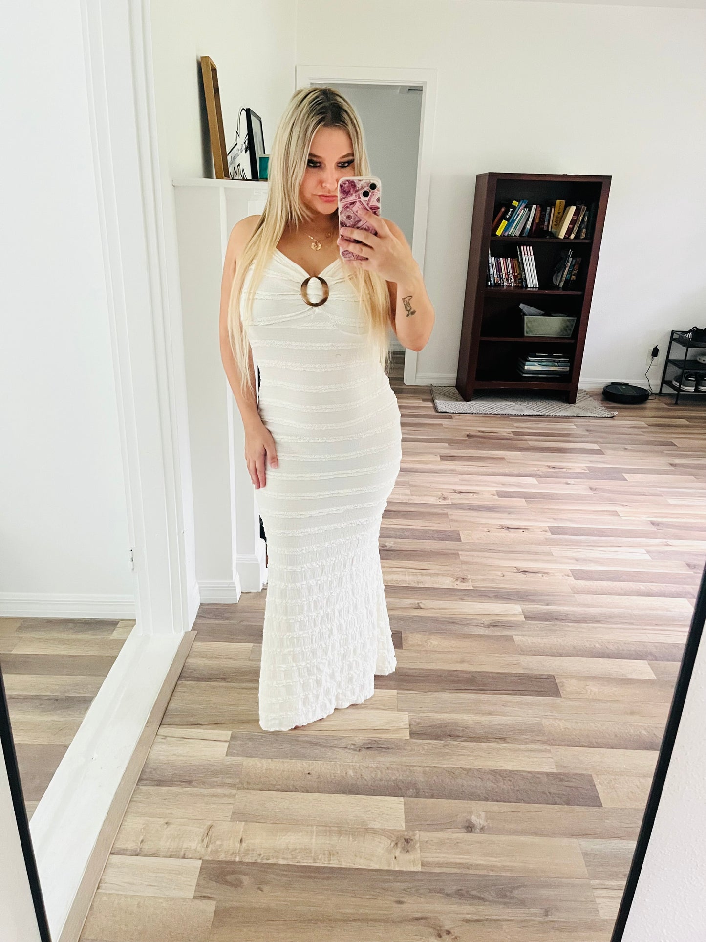 White dress