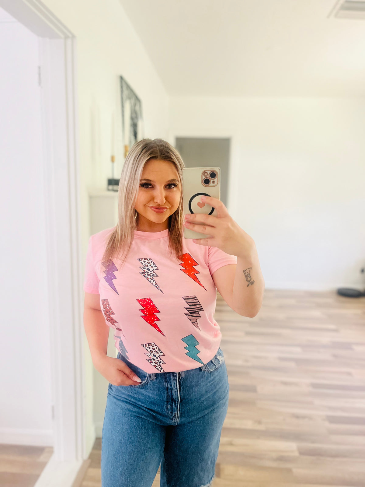 Lightning bolt graphic tee