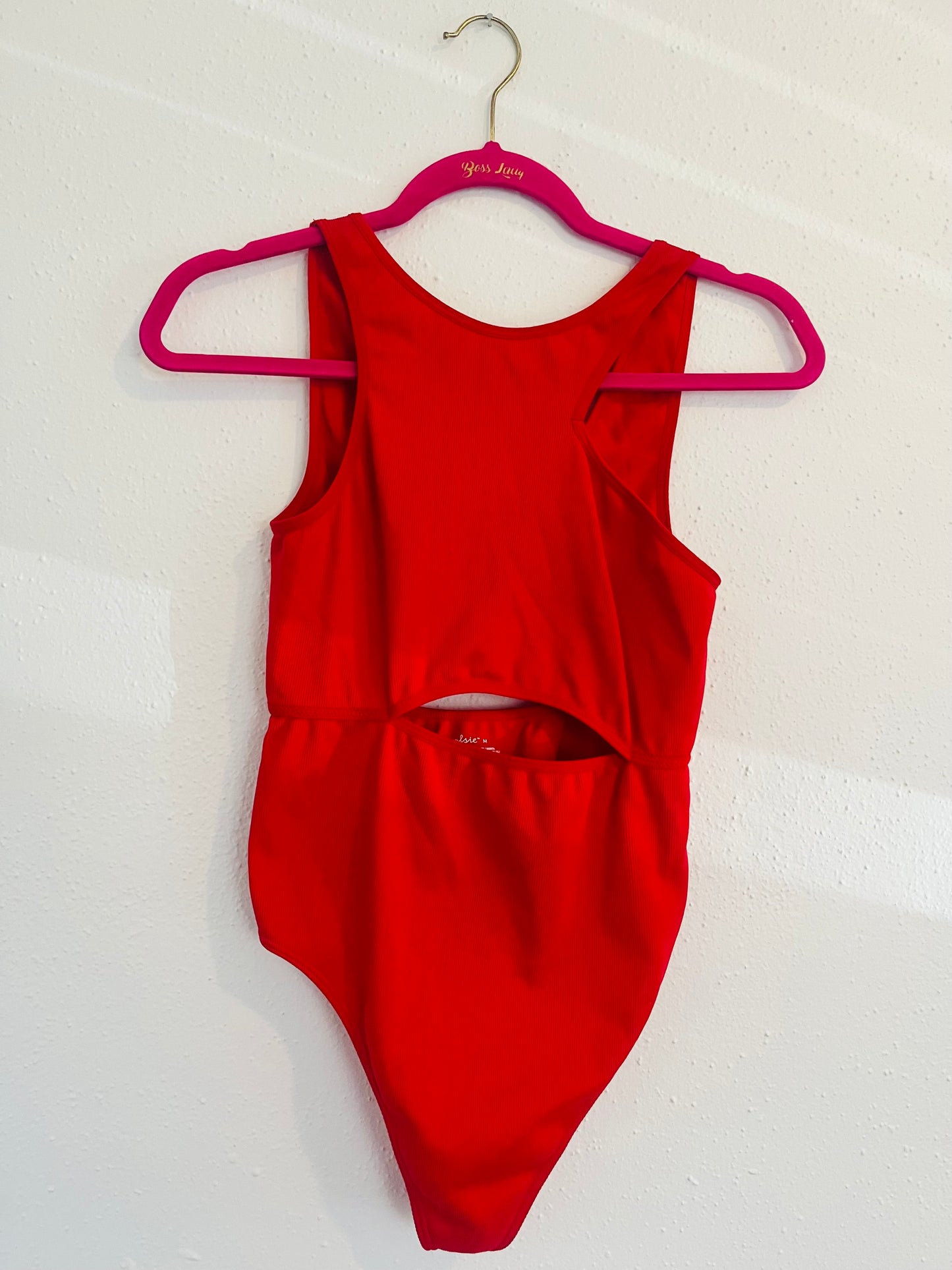 Colsie red body suit