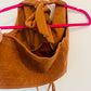 Suede halter top