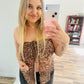 Cheetah print tube top
