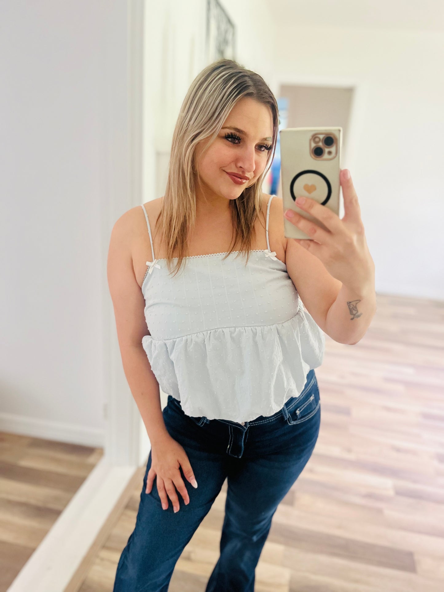 Kirious buble tank top