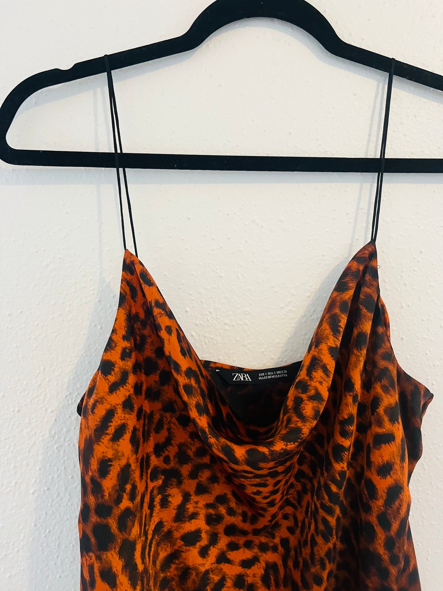 Zara cheetah print dress