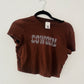 Cowgirl crop top