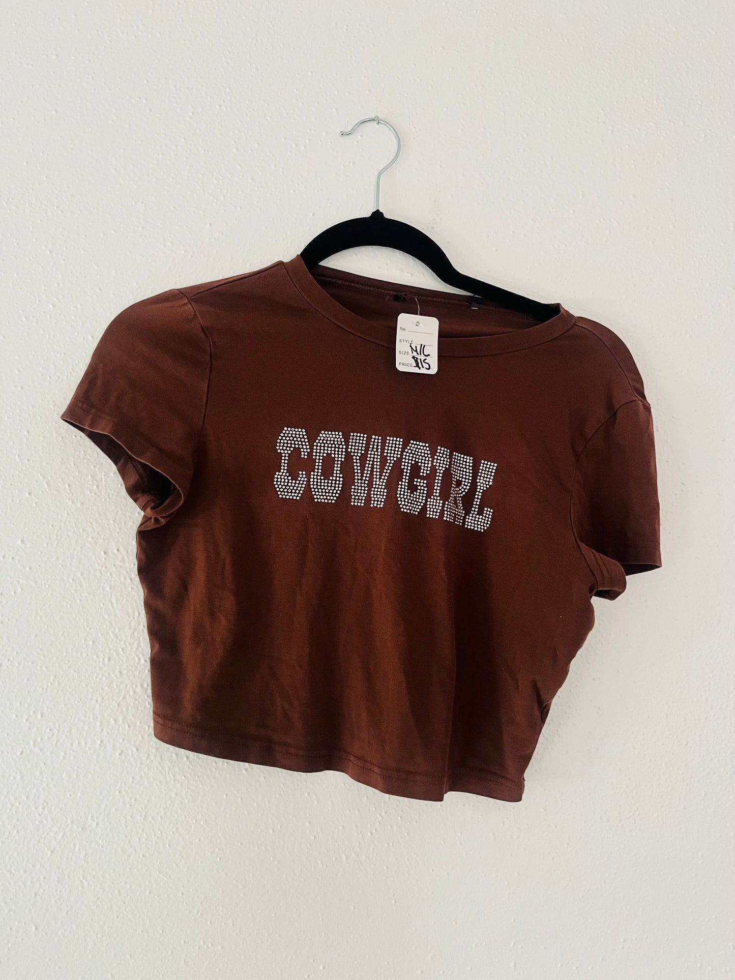 Cowgirl crop top