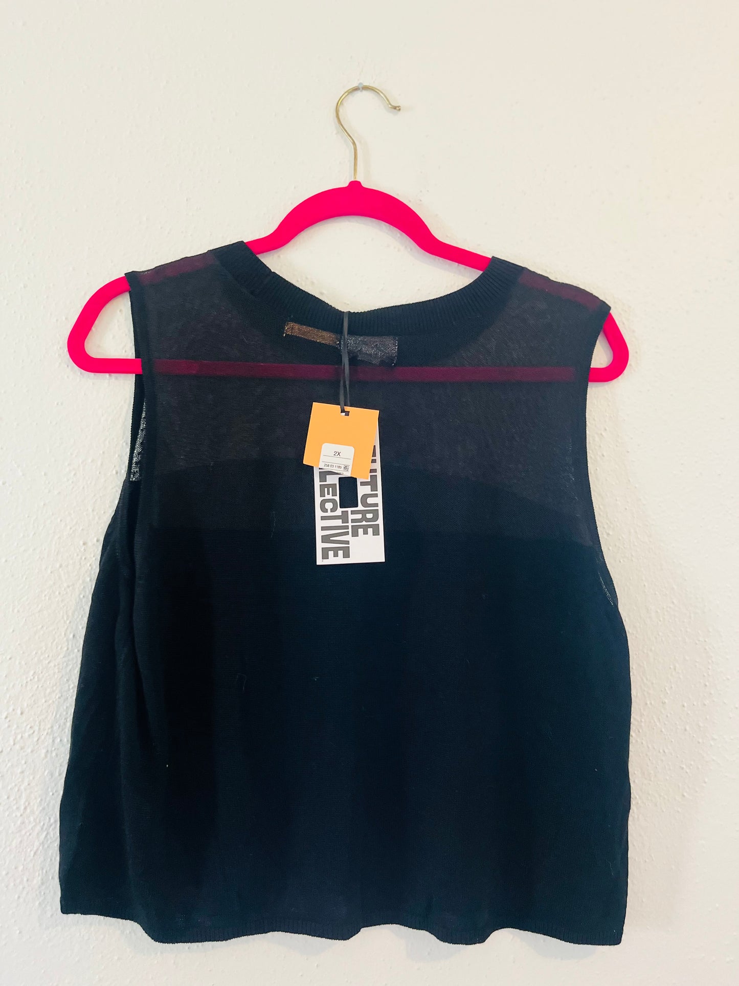 NWT future collective mesh tank top