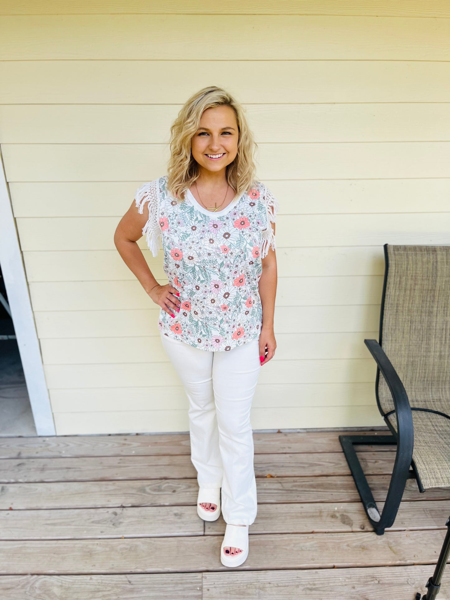 Kay’s Floral Boho Top