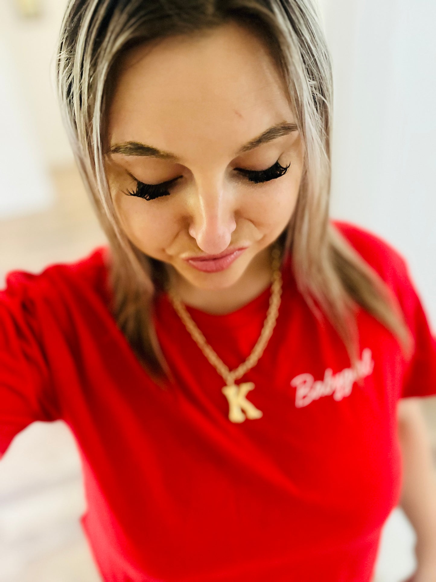 Baby girl graphic crop top