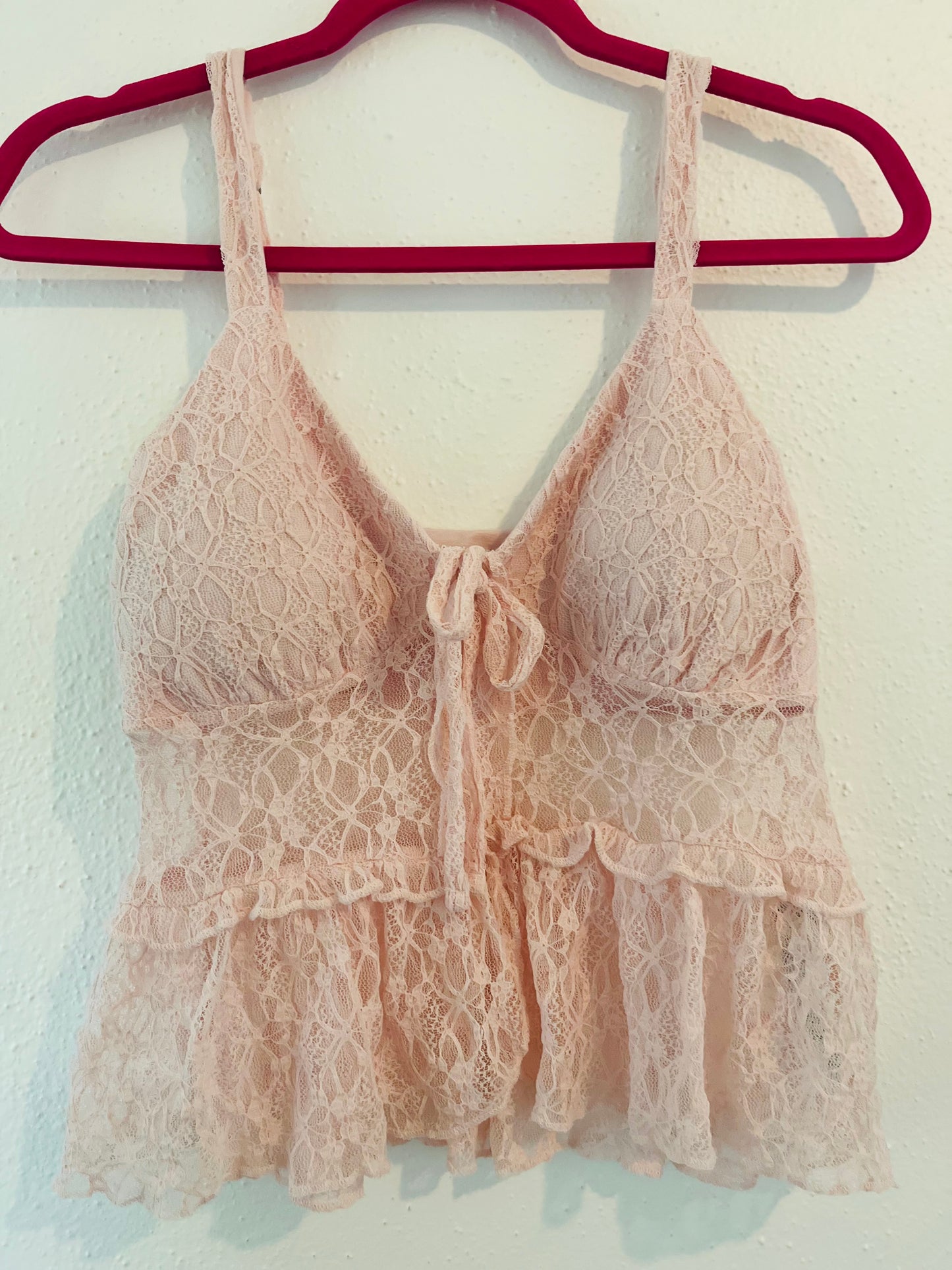 Hollister lace tank top