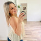 Derek heart sheer tank top