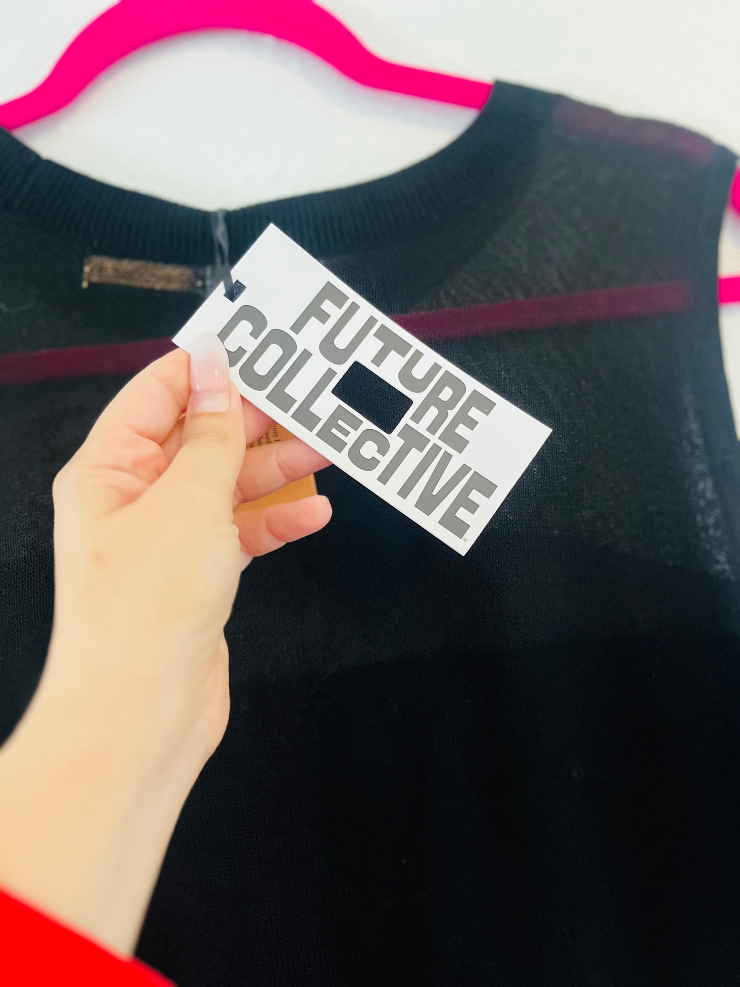 NWT future collective mesh tank top