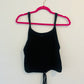 Arie black tank top