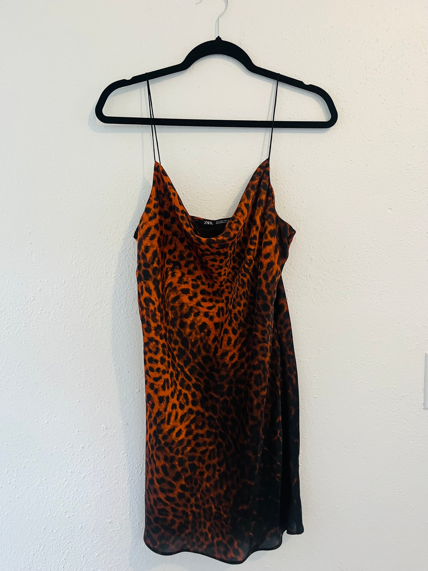 Zara cheetah print dress