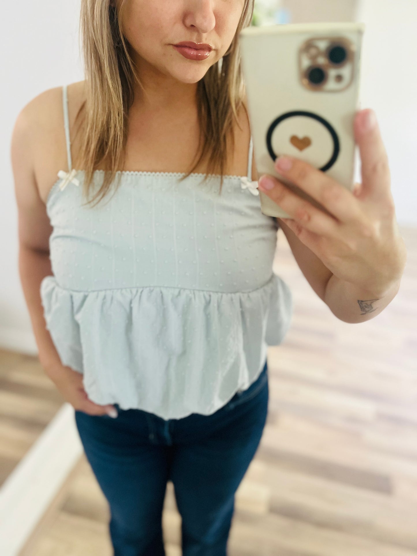 Kirious buble tank top