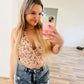 NWT Nordstrom rack floral halter top