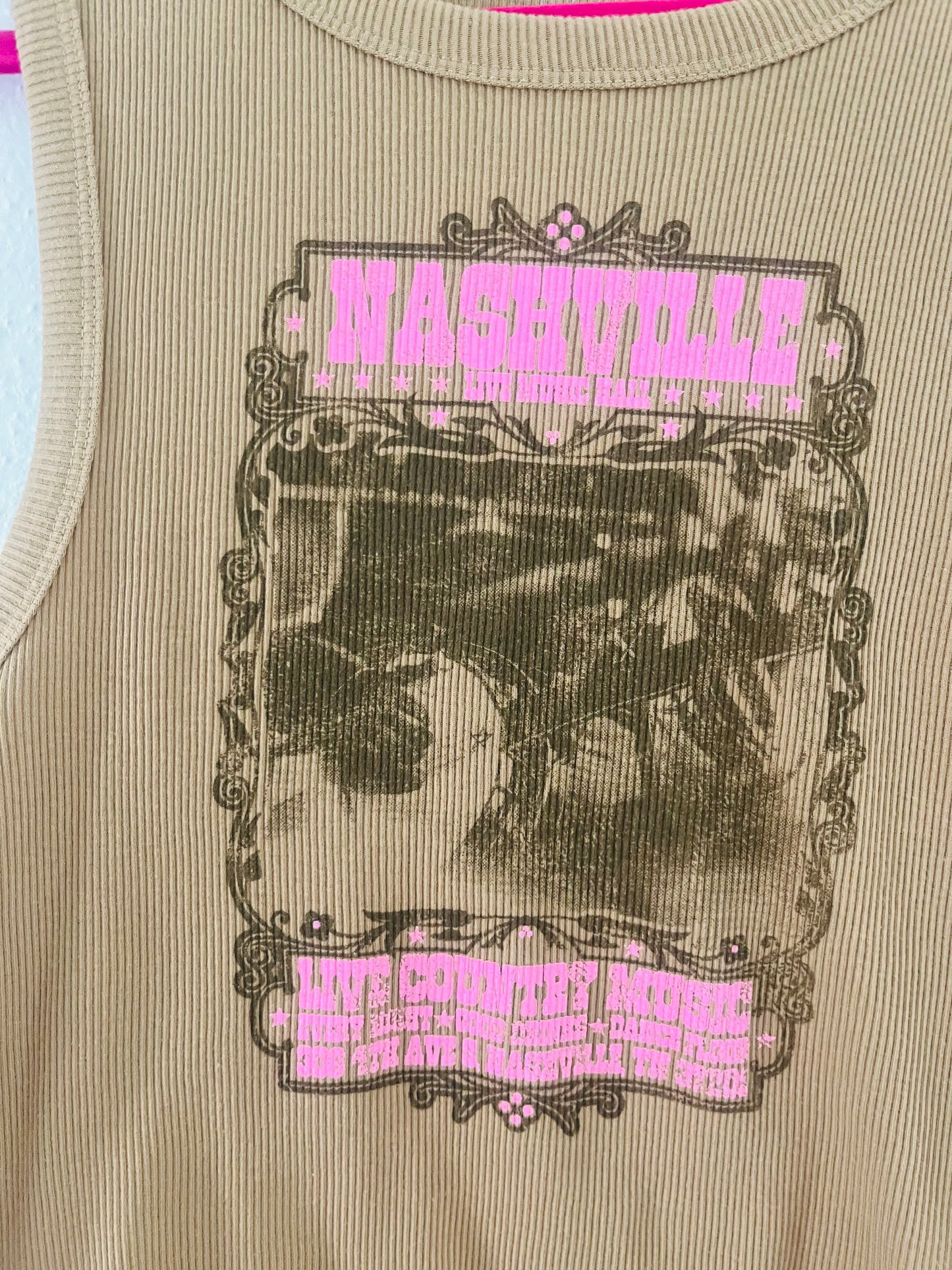 Nashville graphic tank top