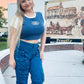 Land Rover crop tee