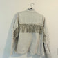 Fringe denim white jacket