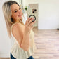 Derek heart sheer tank top