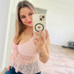 Hollister lace tank top