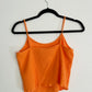 Double zero orange tank top