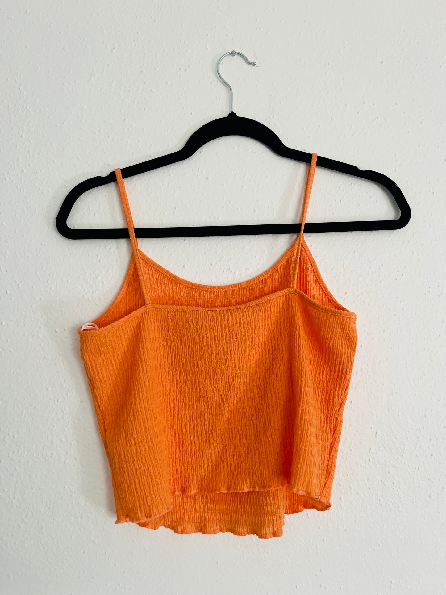 Double zero orange tank top