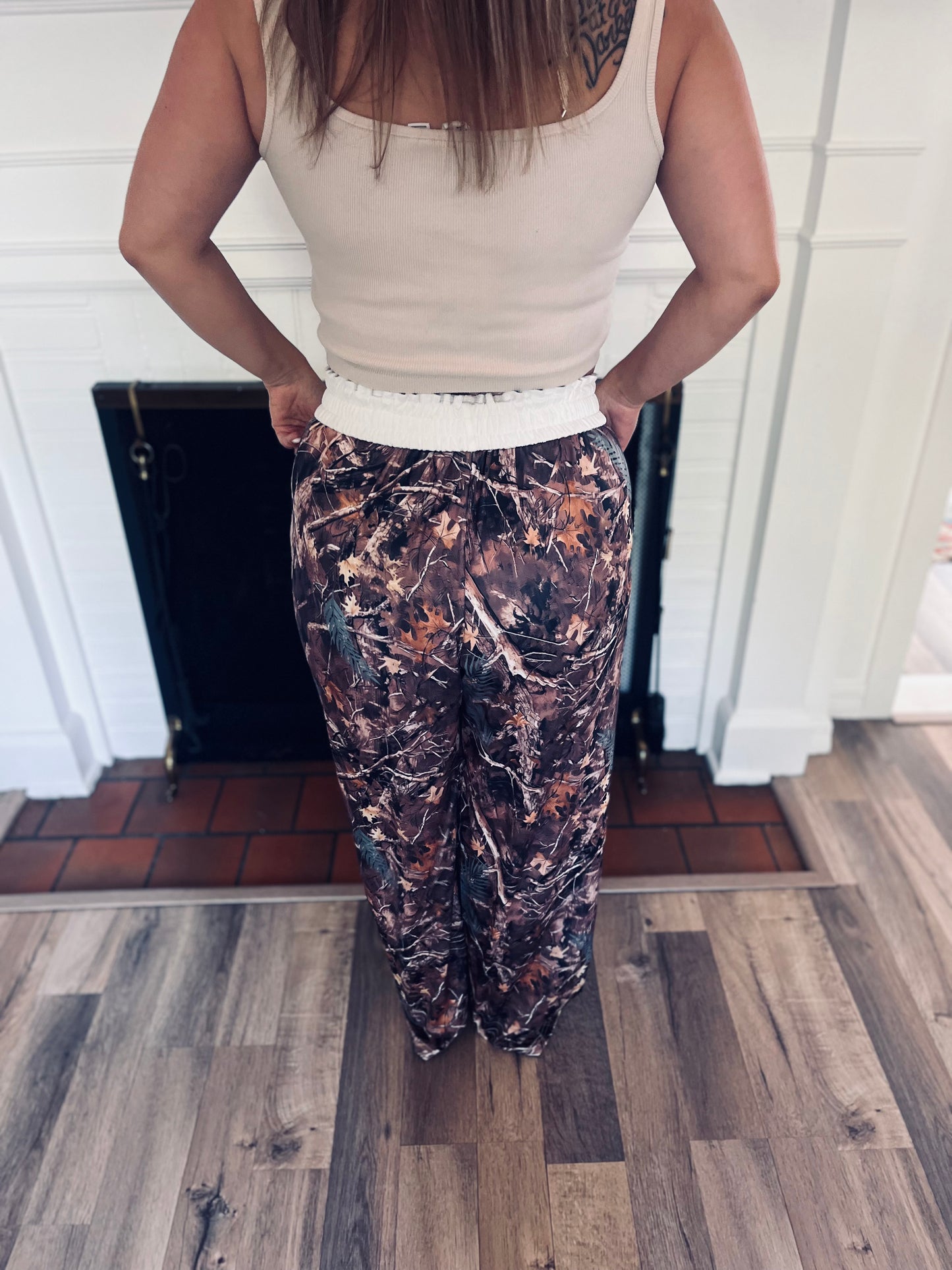 Kay’s camo pants