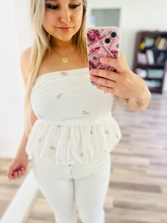 Bubble crop top