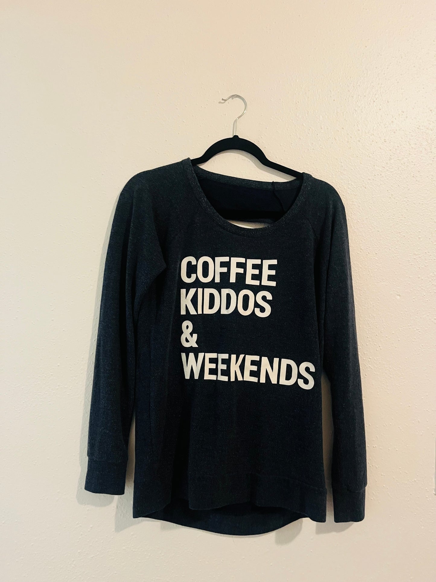 Graphic long sleeve top