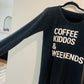 Graphic long sleeve top