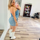 Denim tube top