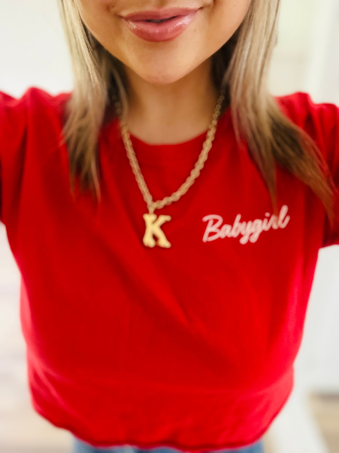 Baby girl graphic crop top