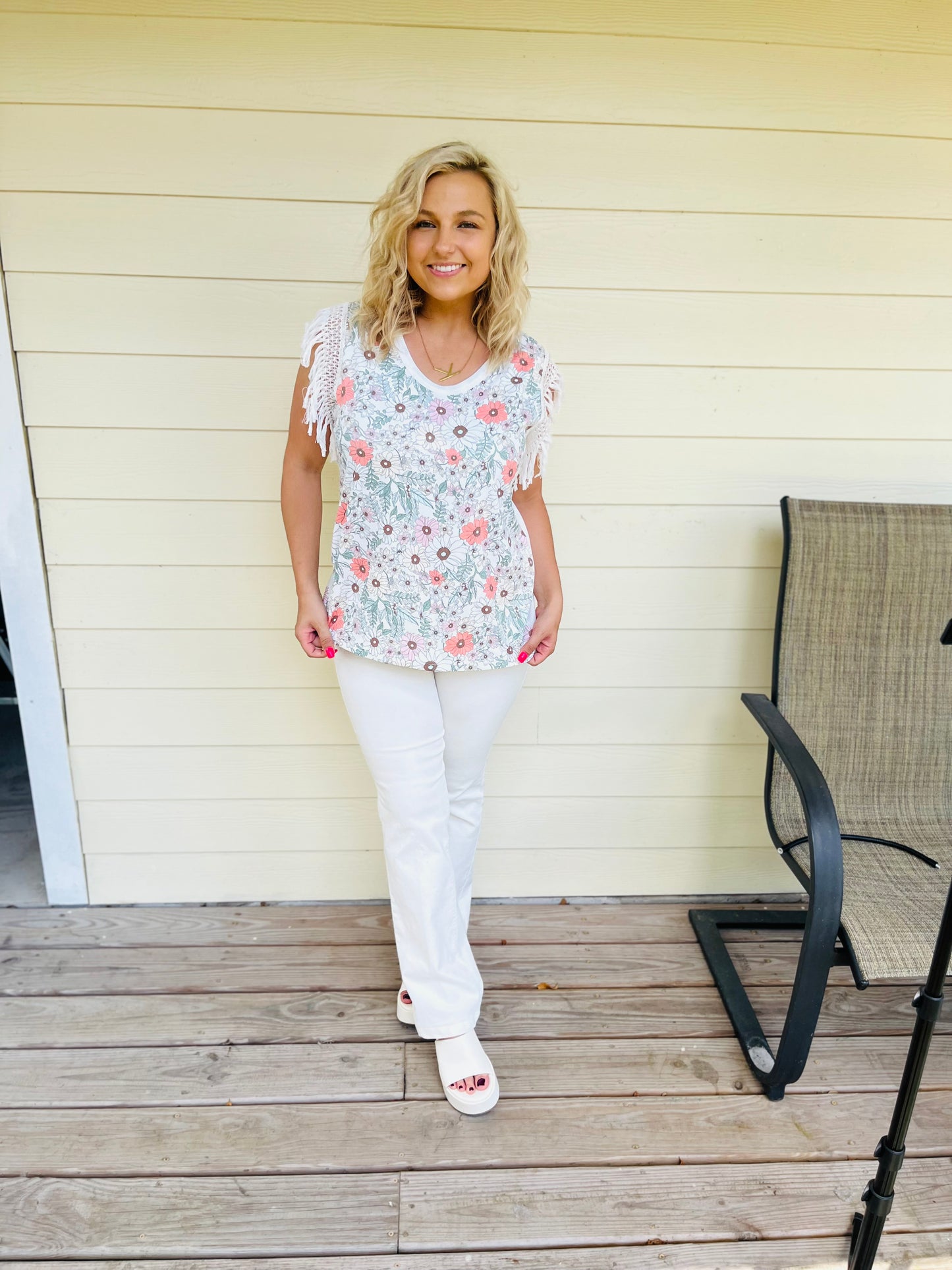 Kay’s Floral Boho Top