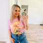 Zara graphic angel tee
