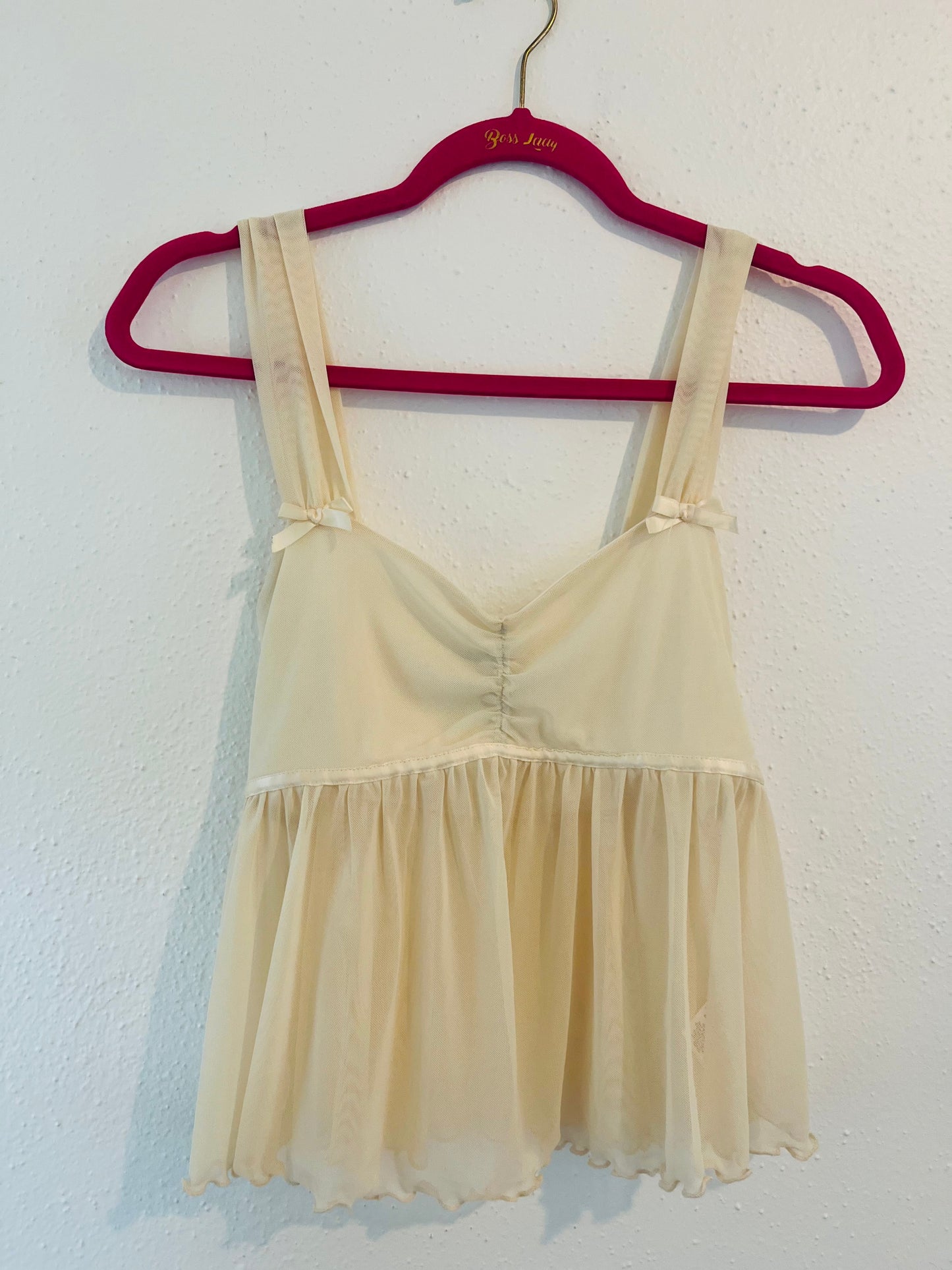 Derek heart sheer tank top